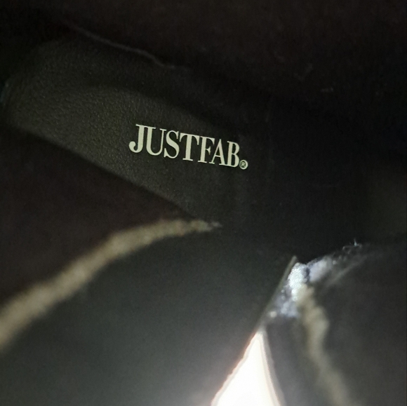 Sequin Black Women's Embroidery Boot Size 7.5 JustFab - Picture 4 of 7